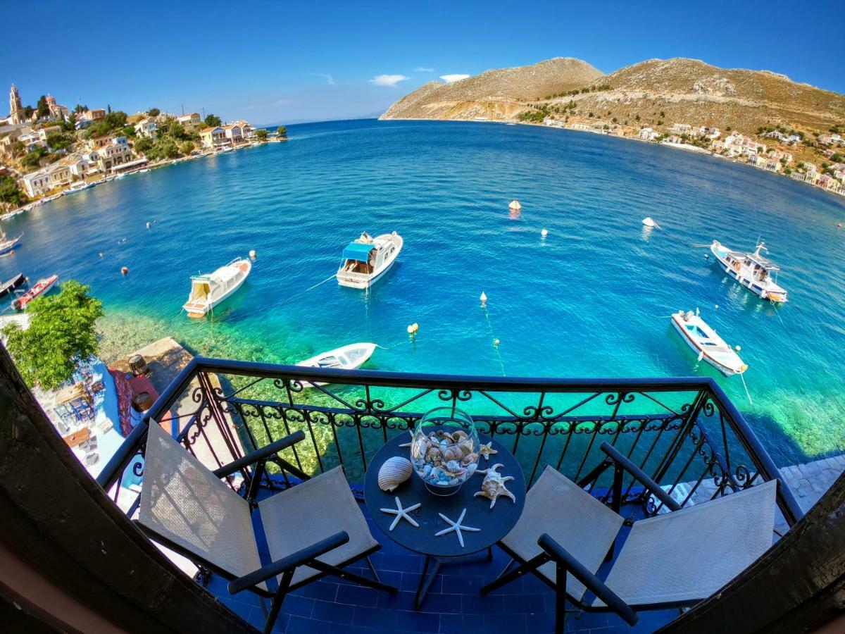 Vila Moschos Mansion Symi Exteriér fotografie